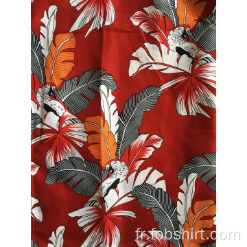 impression de chemises de plage hawaïennes pour hommes